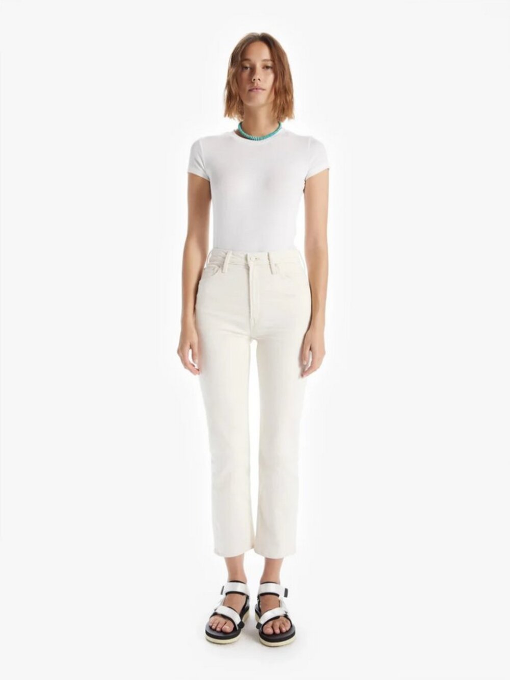 MOTHER Superior Sz. 25 Act Natural High Waisted Rider Ankle Jeans